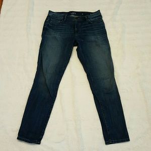 Loft denim capri